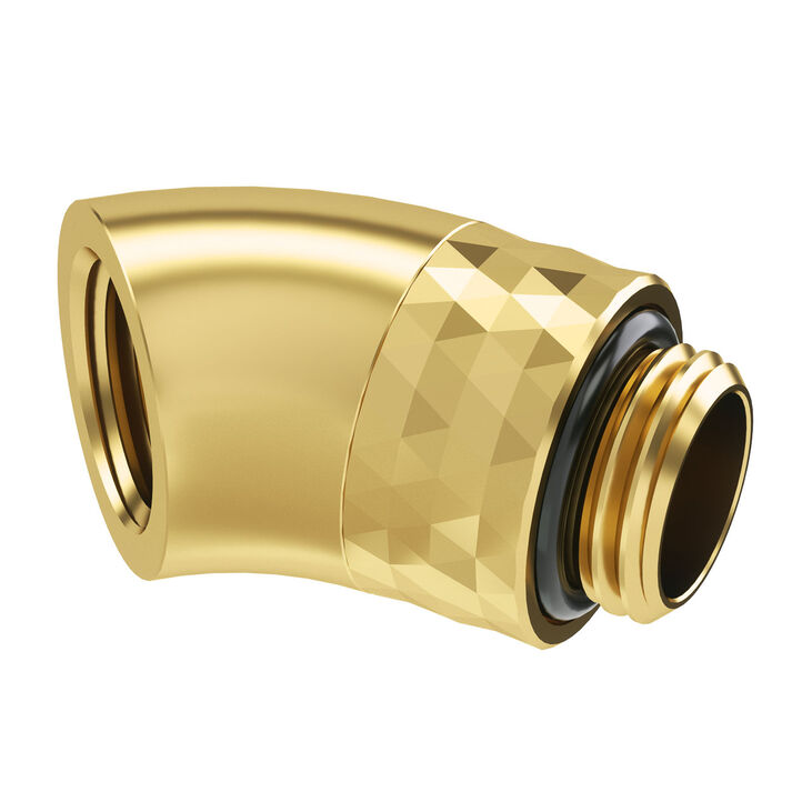 Barrow Dazzle Adapter 45 Grad G1/4 inches AG auf G1/4 inches IG - drehbar, gold