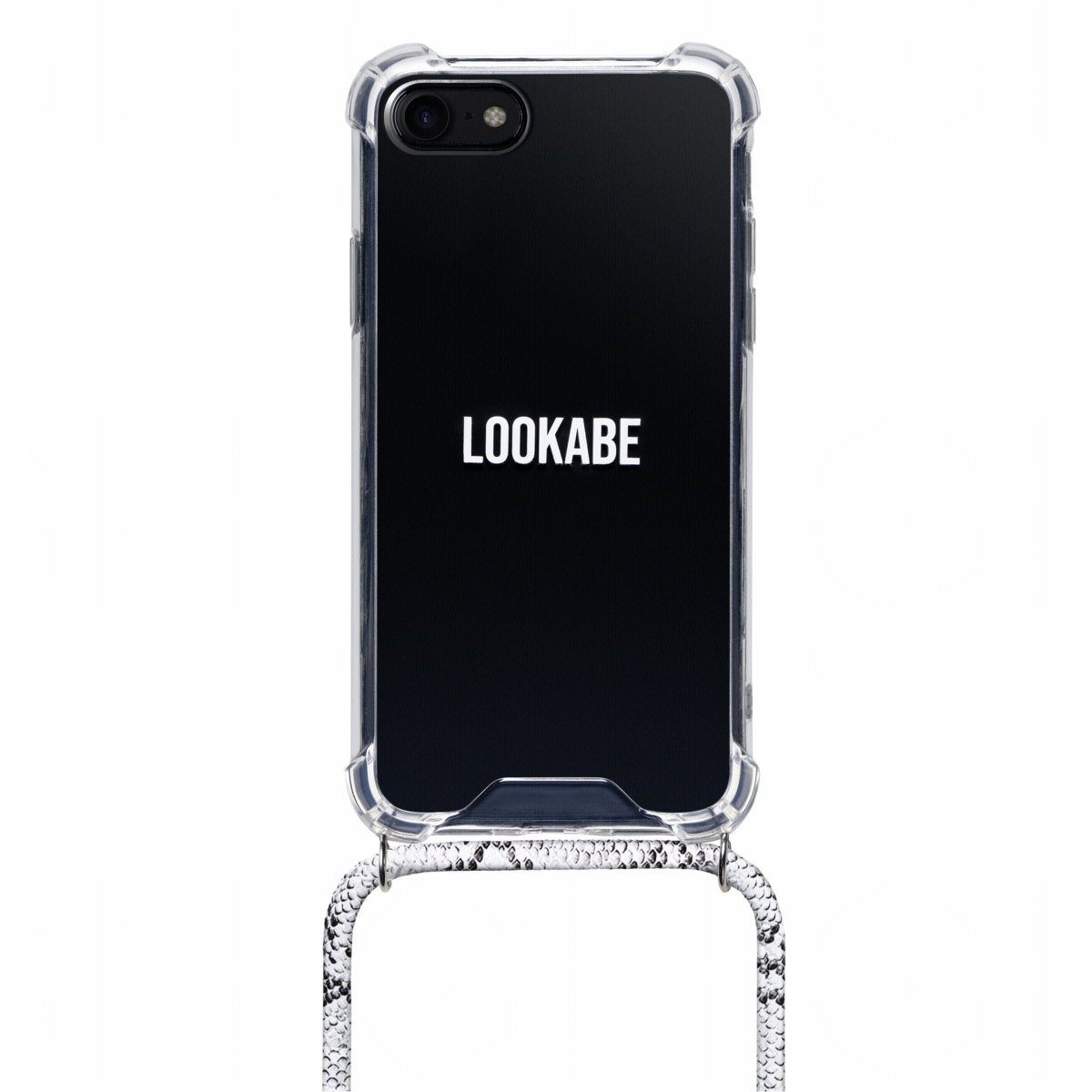 Lookabe Necklace Snake Edition iPhone X/Xs silver snake loo018