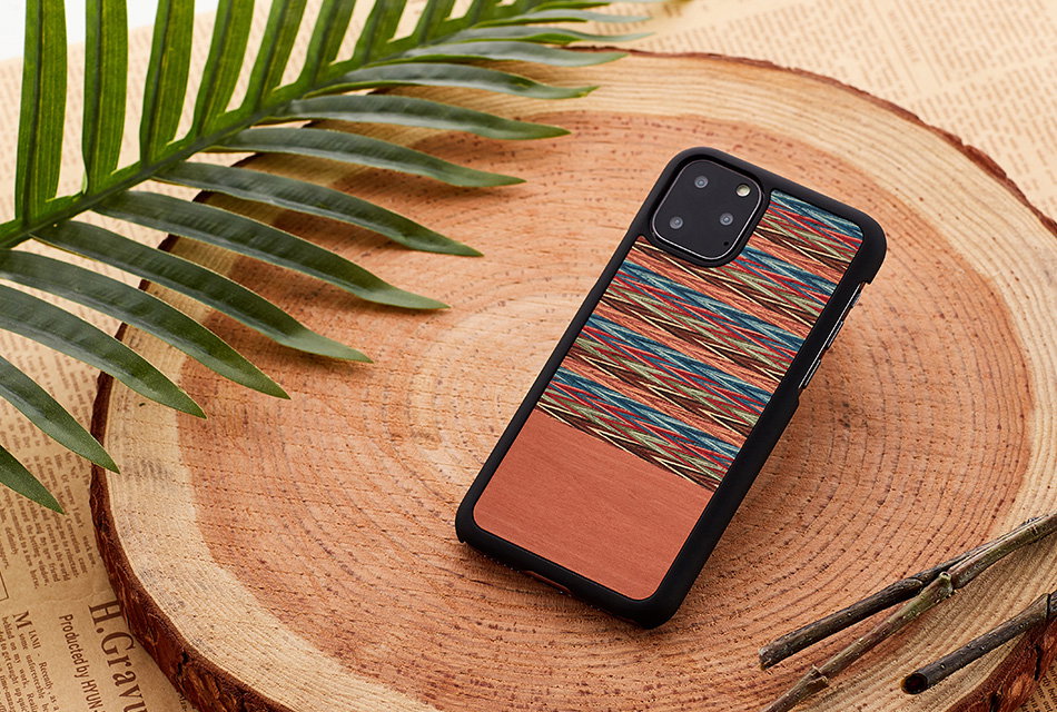 MAN&WOOD SmartPhone case iPhone 11 Pro Max browny check black