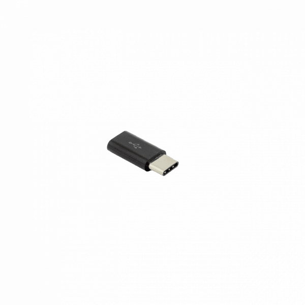 Sbox AD.USB-C B Micro USB 2.0 F. -> TYPE C M. Black