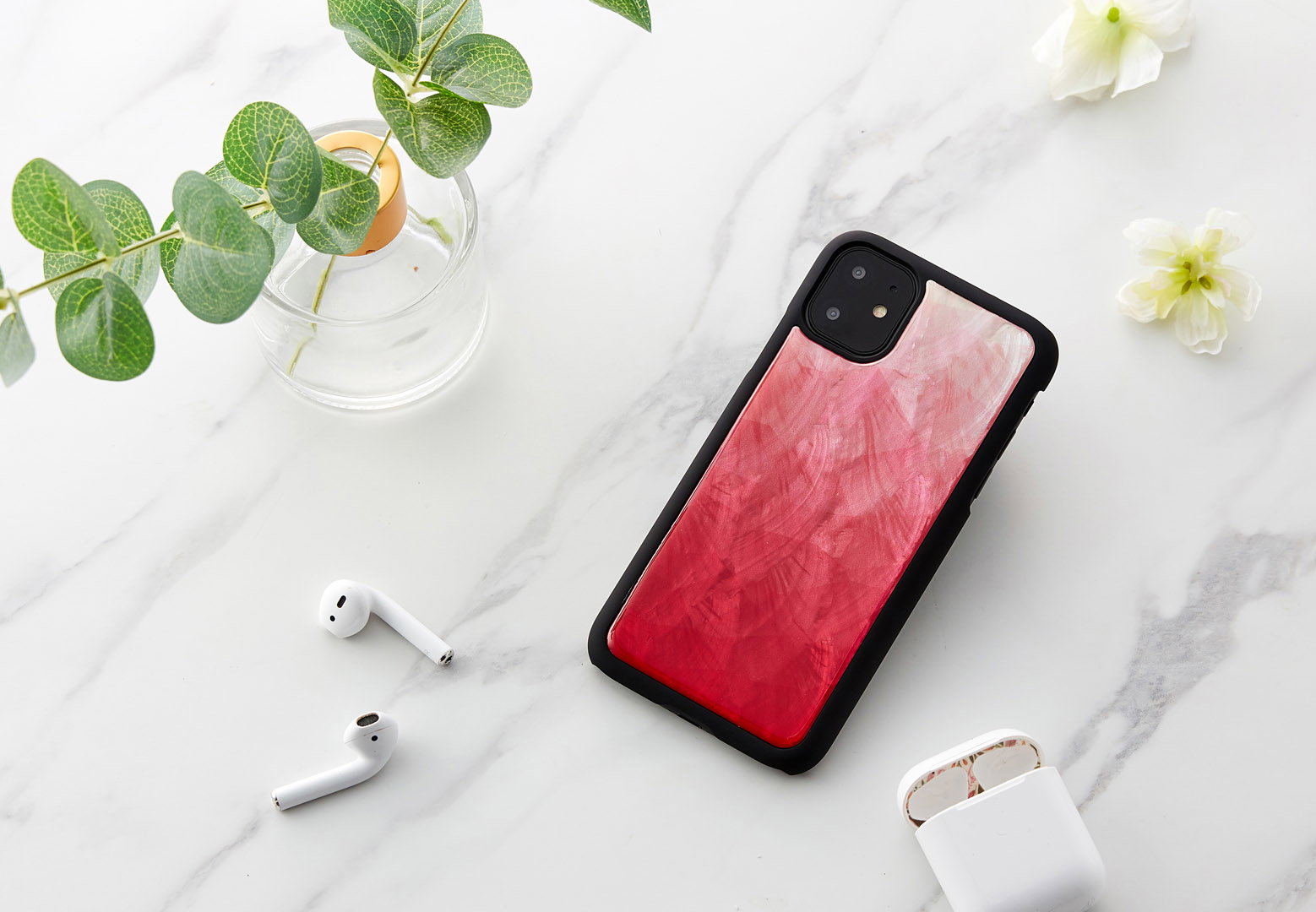 iKins SmartPhone case iPhone 11 pink lake black