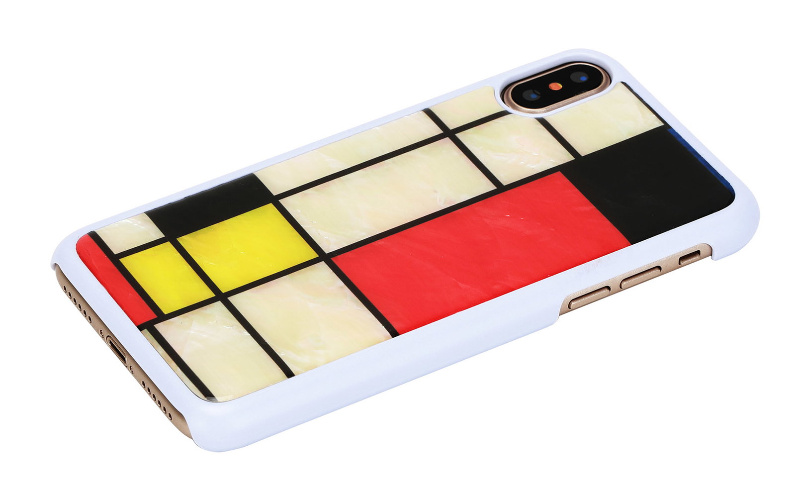 iKins SmartPhone case iPhone XS/S mondrian white