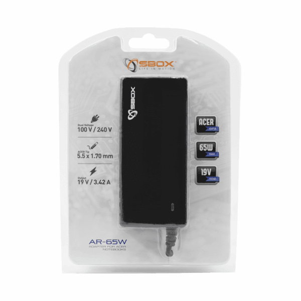 Sbox AR-65W Adapter for Acer Notebooks