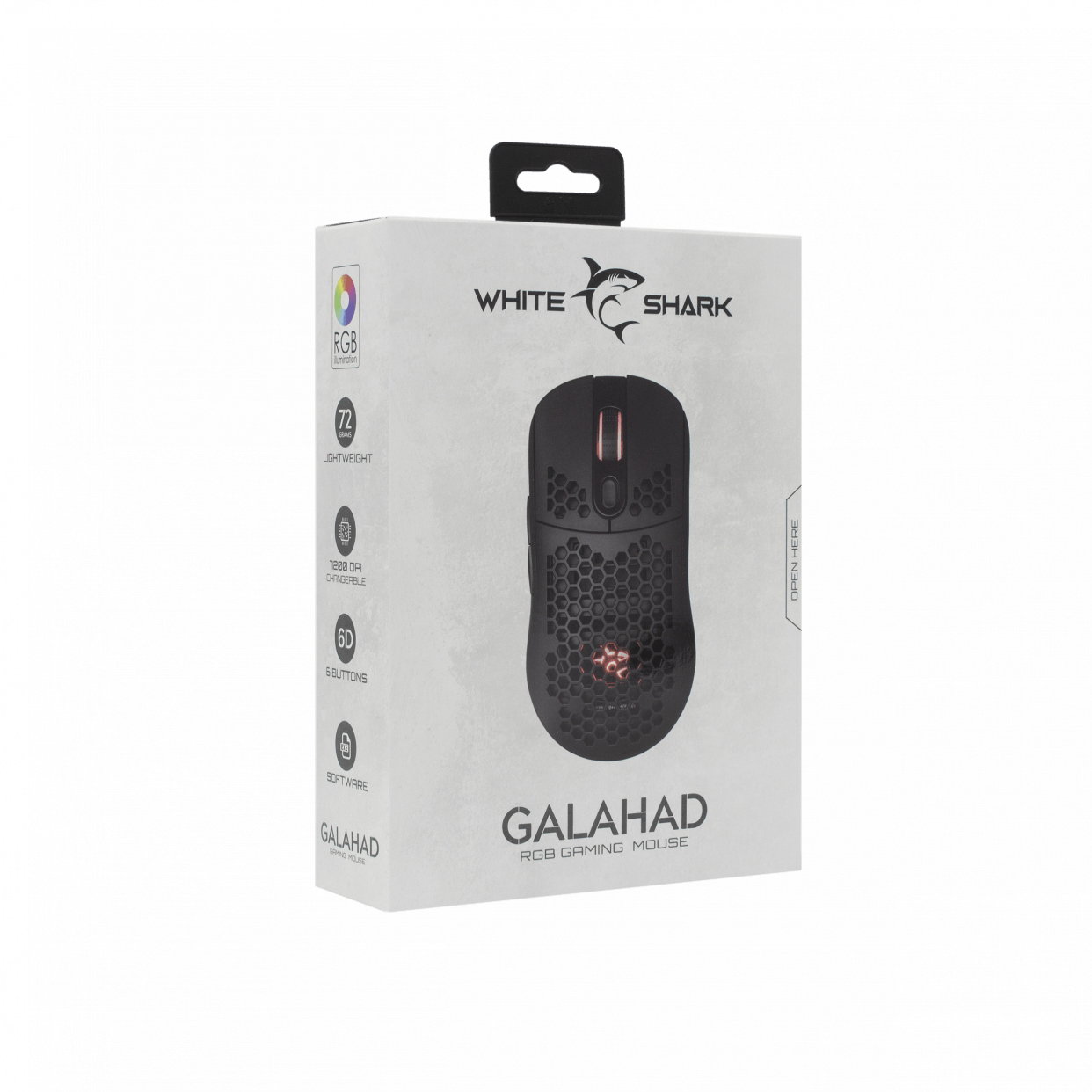 White Shark GALAHAD BLACK GM-5007 Gaming Mouse Black