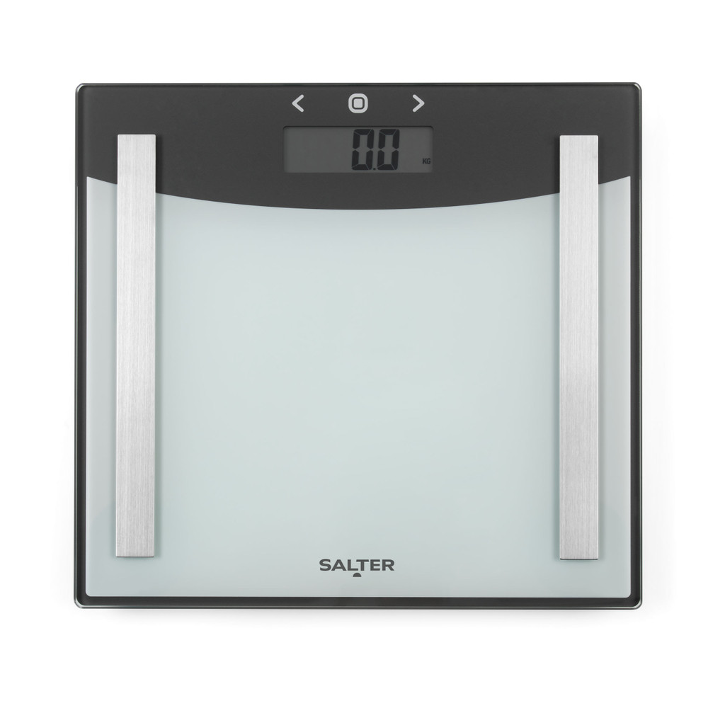 Salter 9137 SVWH3REU16 Silver White Glass Analyser Scale