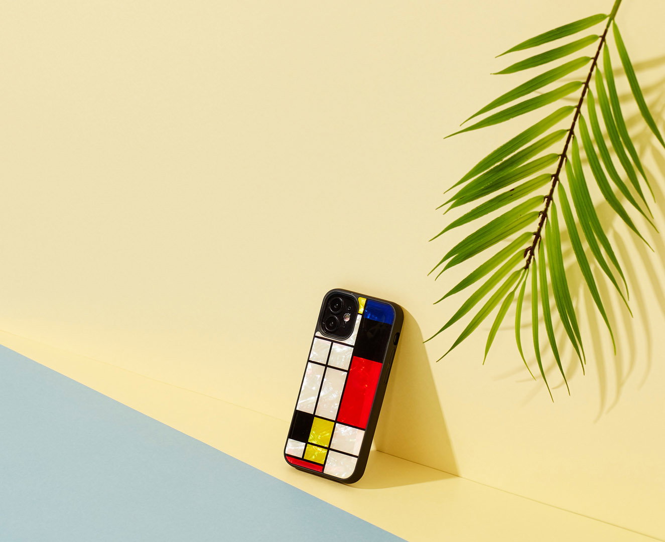 iKins case for Apple iPhone 12 mini mondrian black