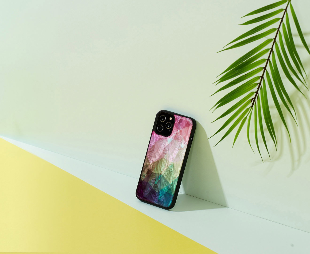 iKins case for Apple iPhone 12 Pro Max water flower black