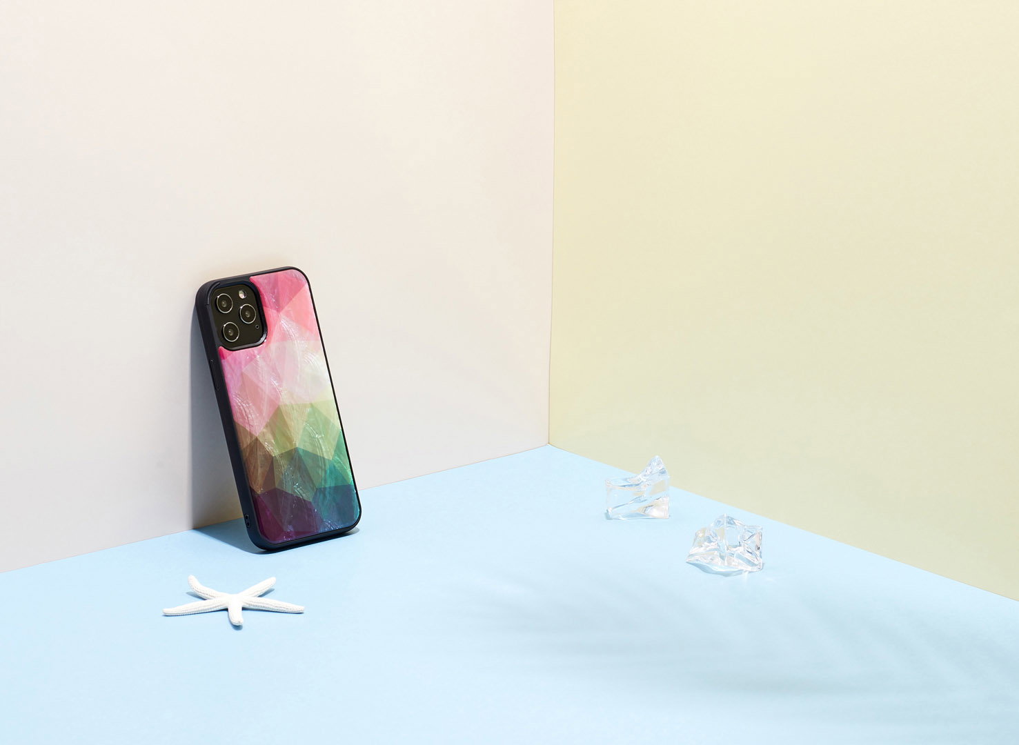 iKins case for Apple iPhone 12 Pro Max water flower black