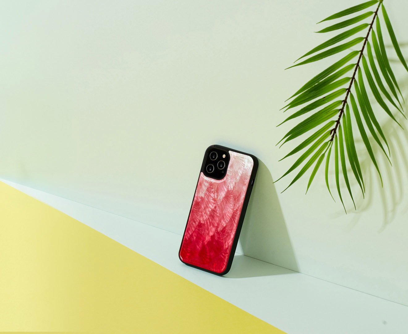 iKins case for Apple iPhone 12 Pro Max pink lake black