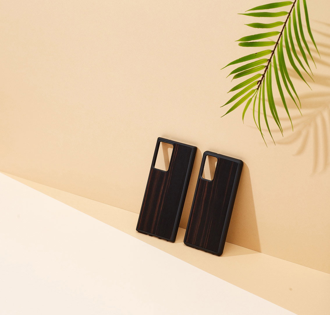 MAN&WOOD case for Galaxy Note 20 Ultra ebony black