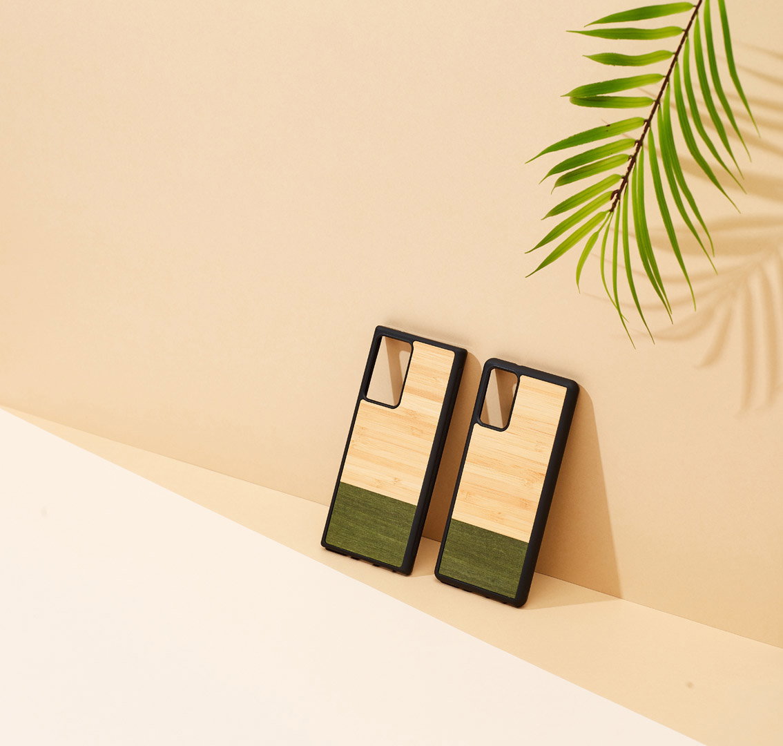 MAN&WOOD case for Galaxy Note 20 Ultra bamboo forest black