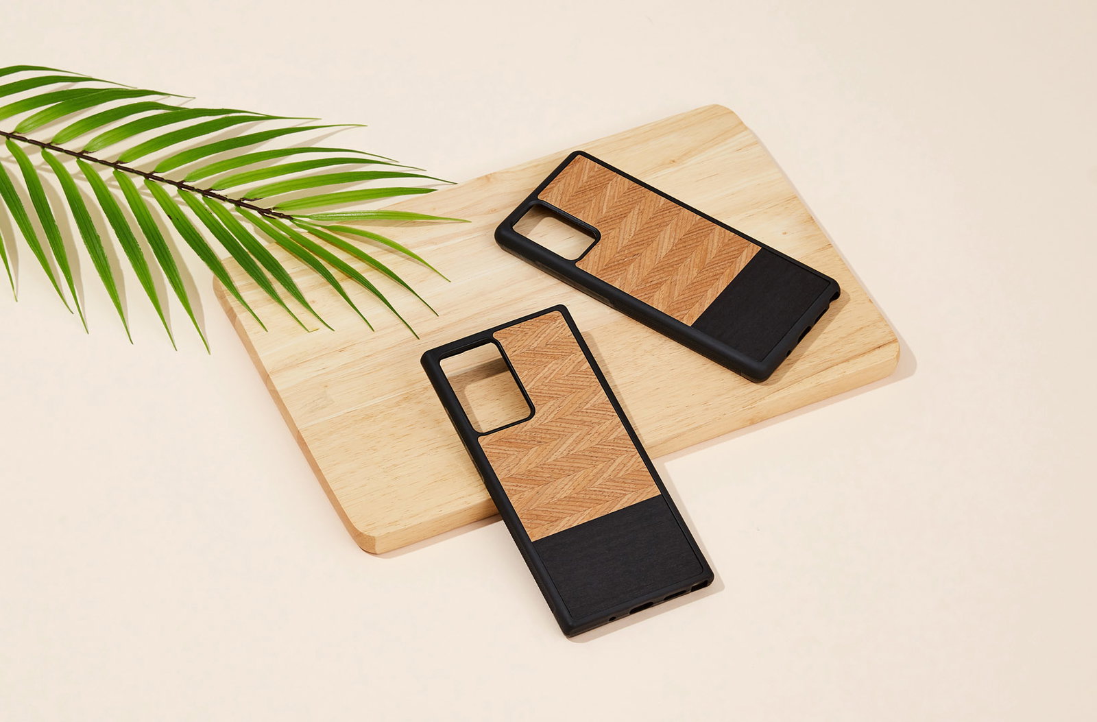 MAN&WOOD case for Galaxy Note 20 Ultra herringbone nero black