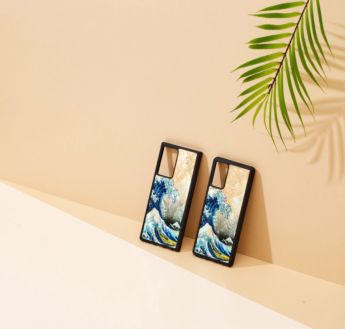 iKins case for Samsung Galaxy Note 20 Ultra great wave off