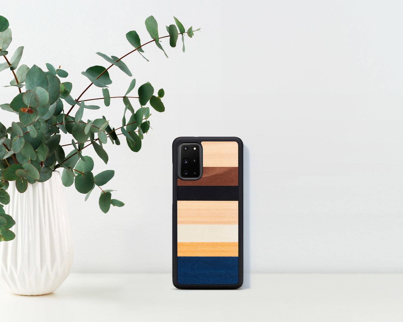 MAN&WOOD case for Galaxy S20+ province black