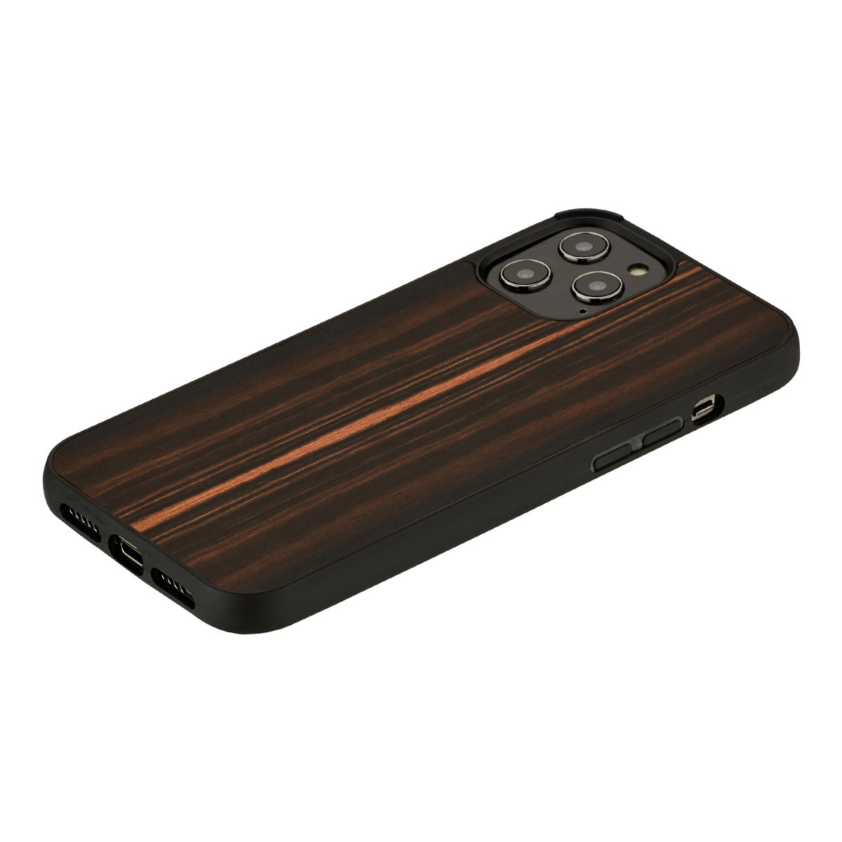 MAN&WOOD case for iPhone 12 Pro Max ebony black
