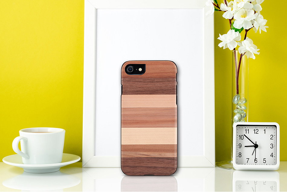MAN&WOOD case for iPhone 7/8 sabbia black