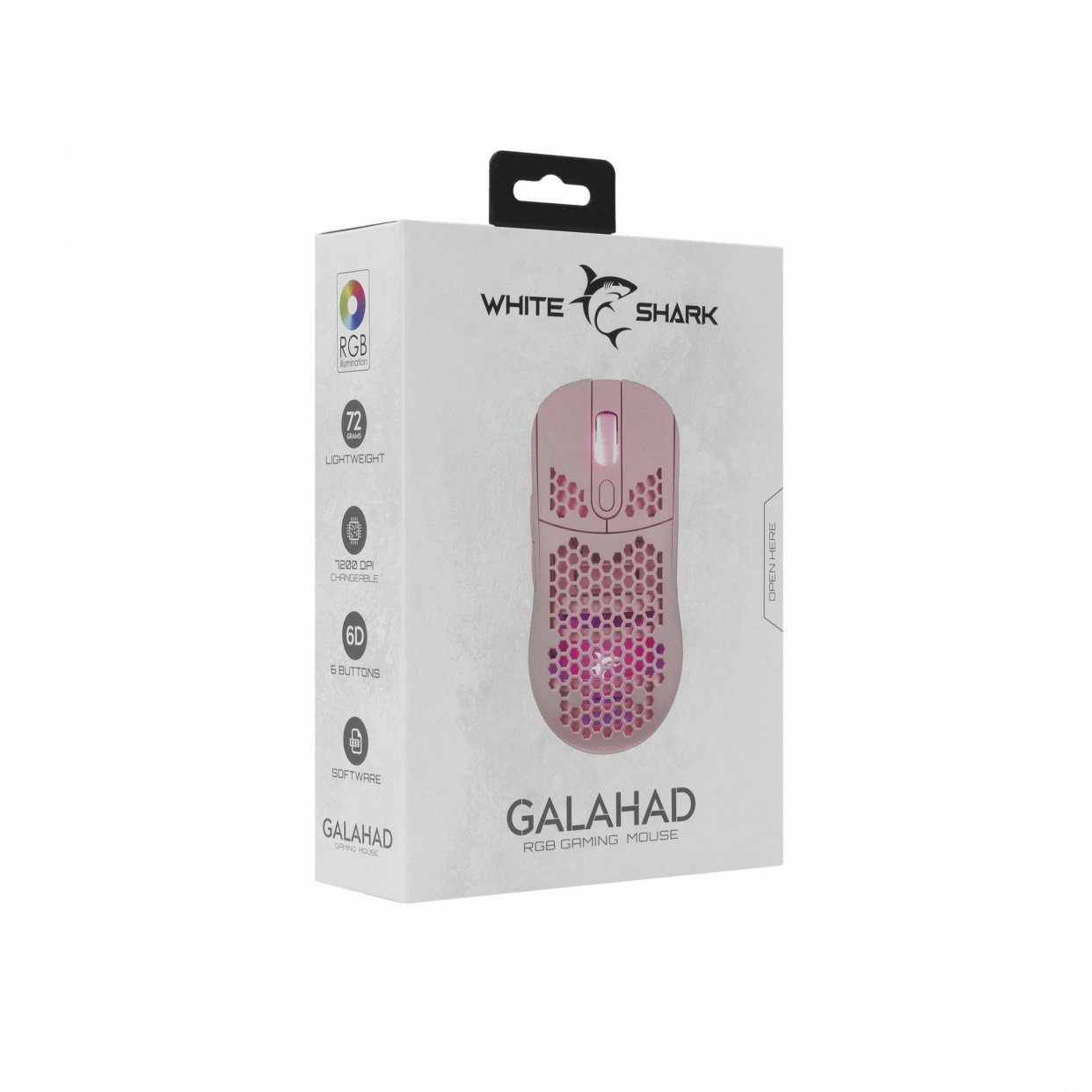 White Shark GALAHAD PINK GM-5007 Gaming Mouse Pink