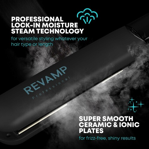 Revamp ST-1600X-EU Progloss Steamcare Ceramic Hair Straightener