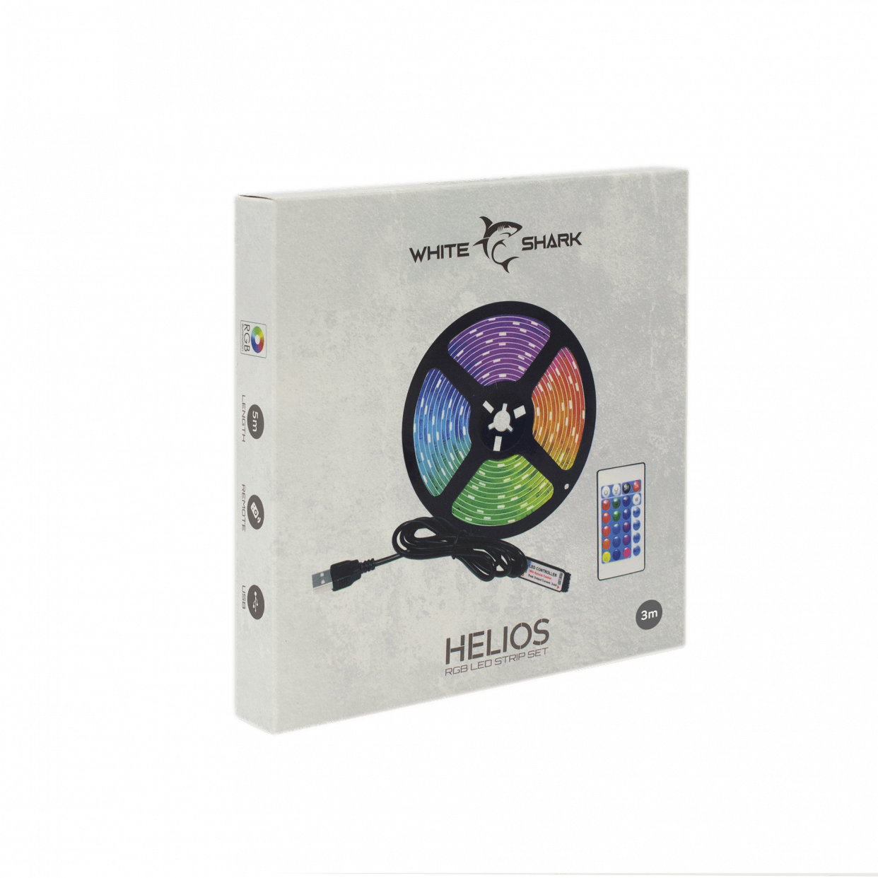 White Shark HELIOS-3 LED-03 RGB Led StripSet 3m