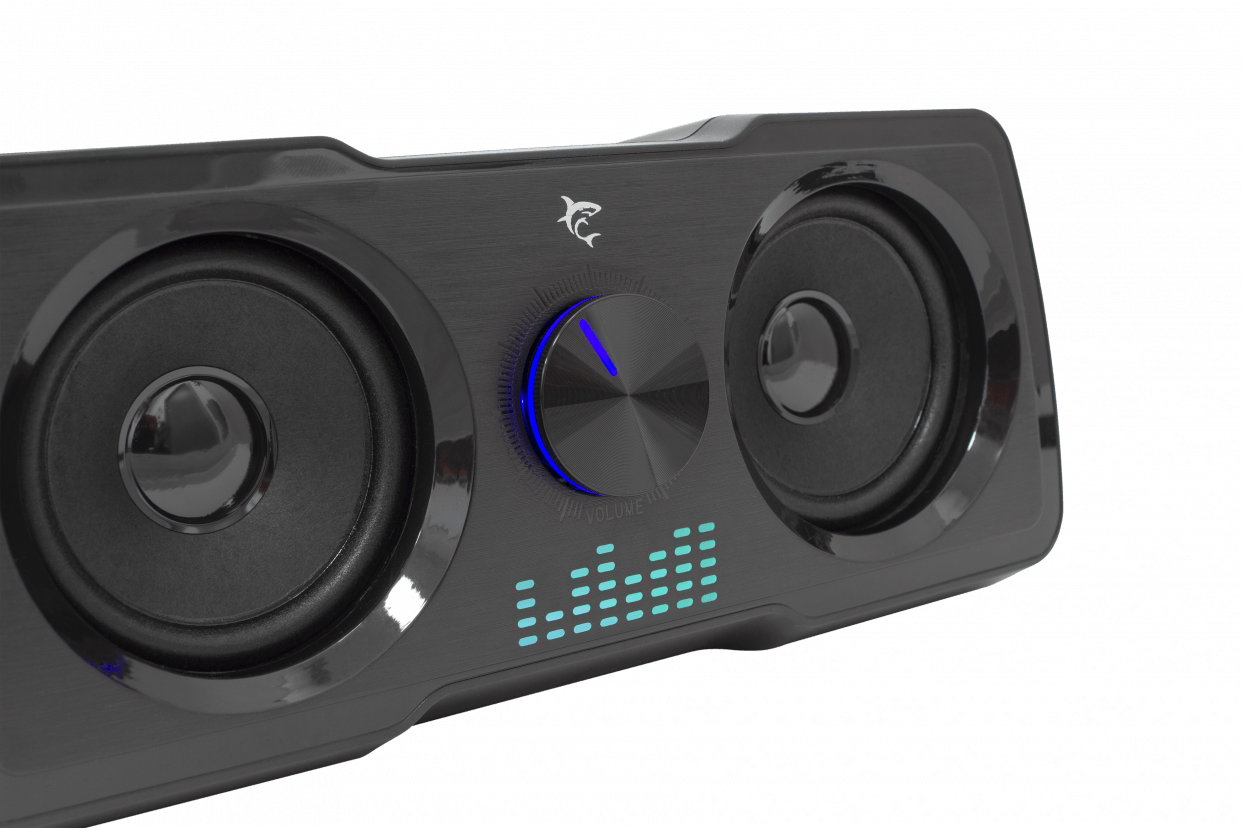 White Shark MOOD GSP-968 RGB Gaming 2.2 Speaker System Black