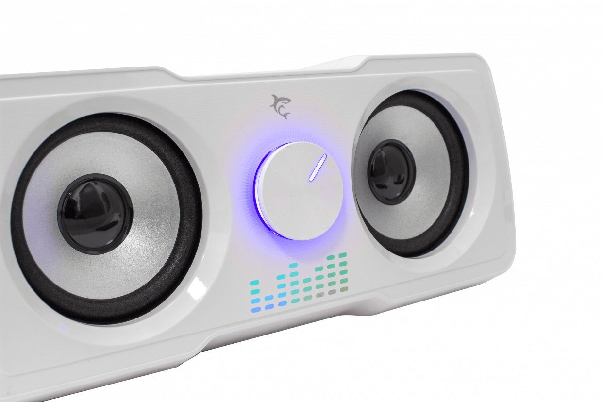 White Shark MOOD GSP-968 RGB Gaming 2.2 Speaker System White
