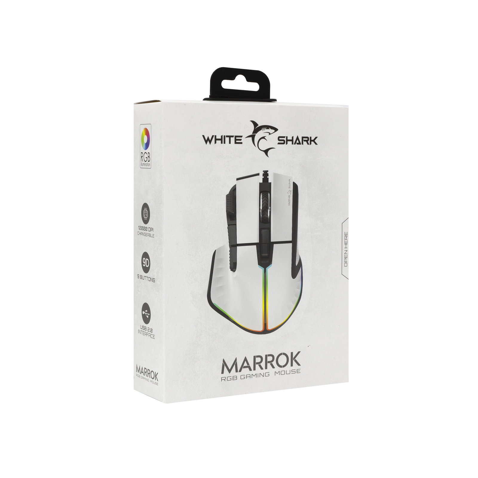 White Shark MARROK GM-9006 White RGB 12.000 dpi