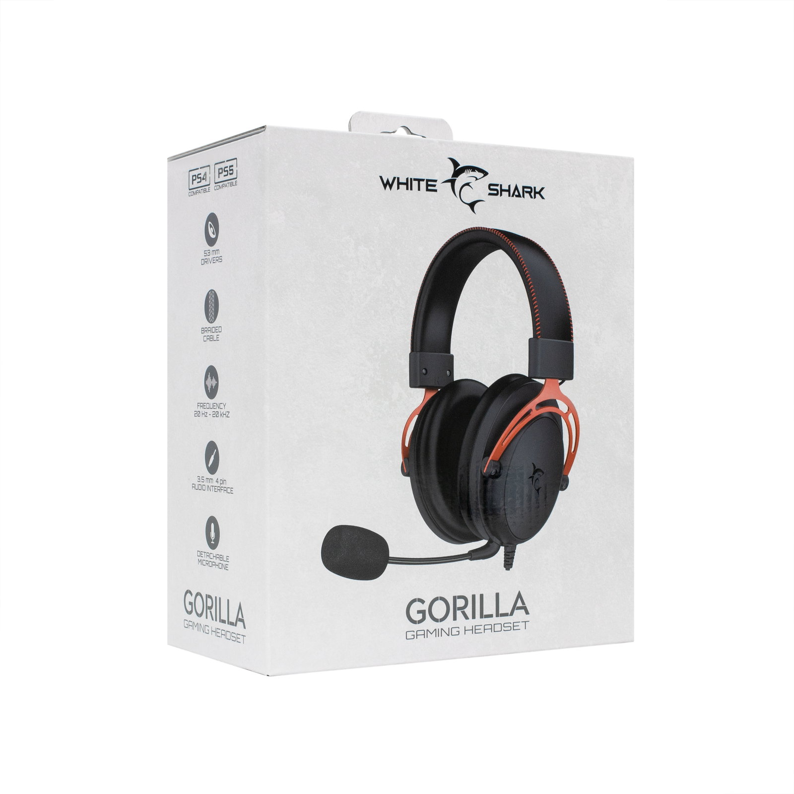 White Shark GORILLA BLACK/RED GH-2341 Black/Red
