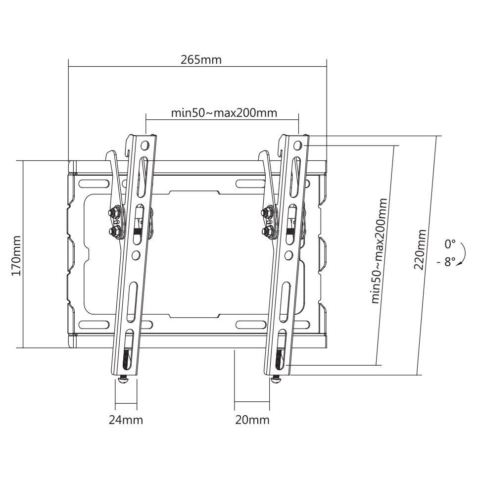 Sbox PLB-3422T-2 (23-43/45kg/200x200)