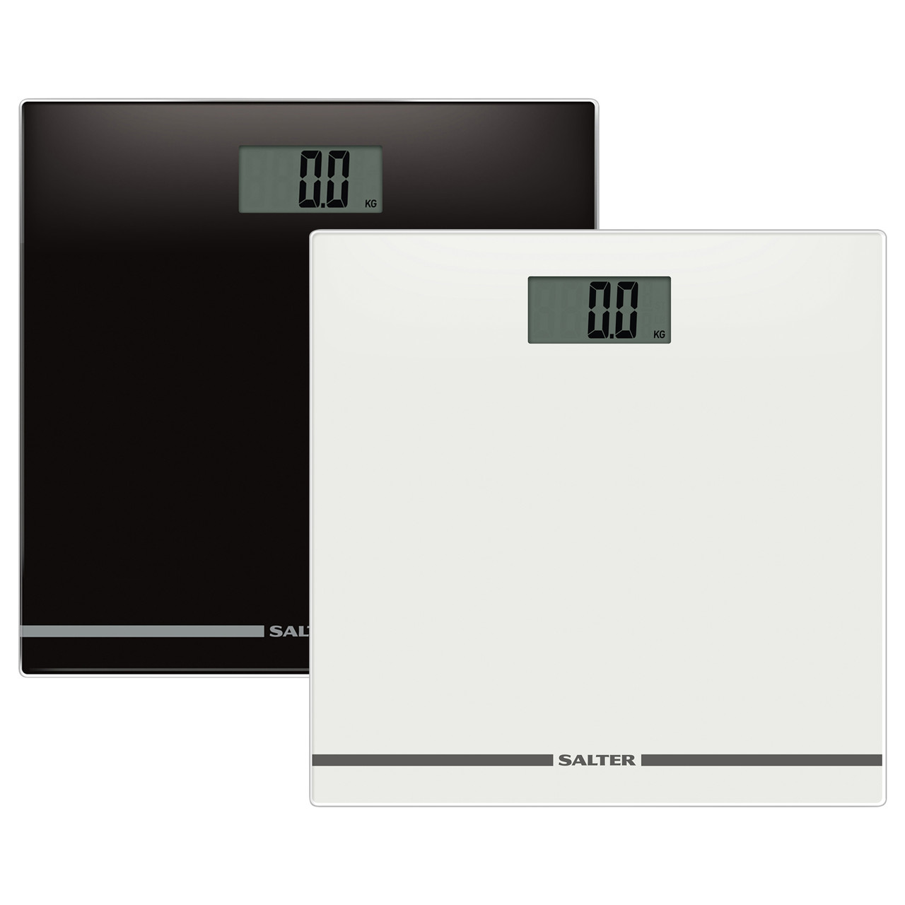 Salter 9205 BHCFEU12 Large Display Glass Electric Scale, Black