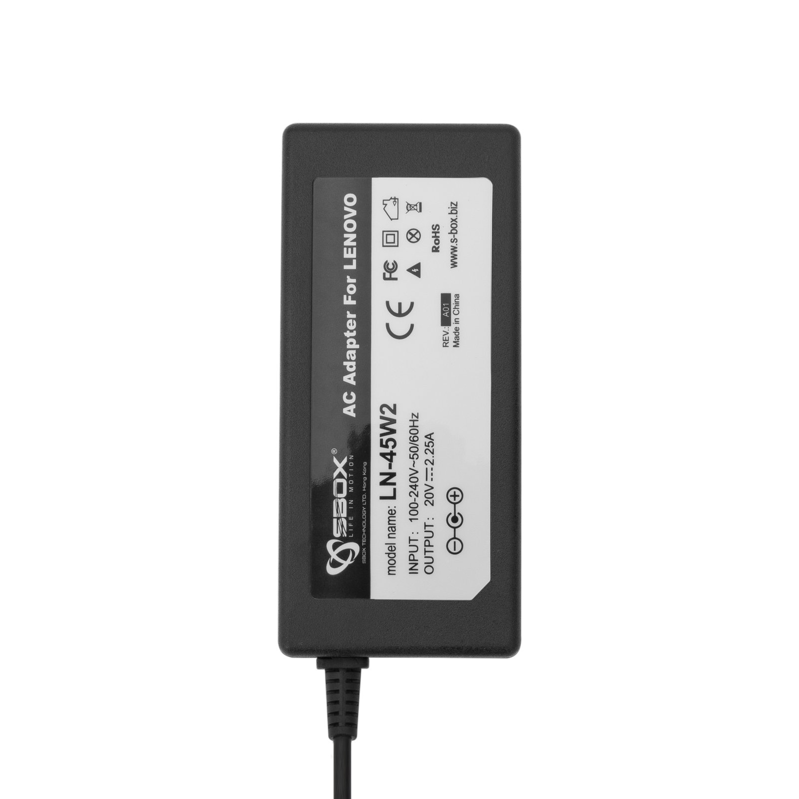 Sbox LN-45W2 Adapter For Lenovo Notebooks Round