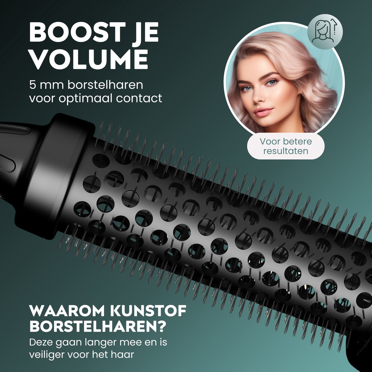 Revamp BR-1300A-EU Ceramic & Ionic 30mm Hot Brush Black