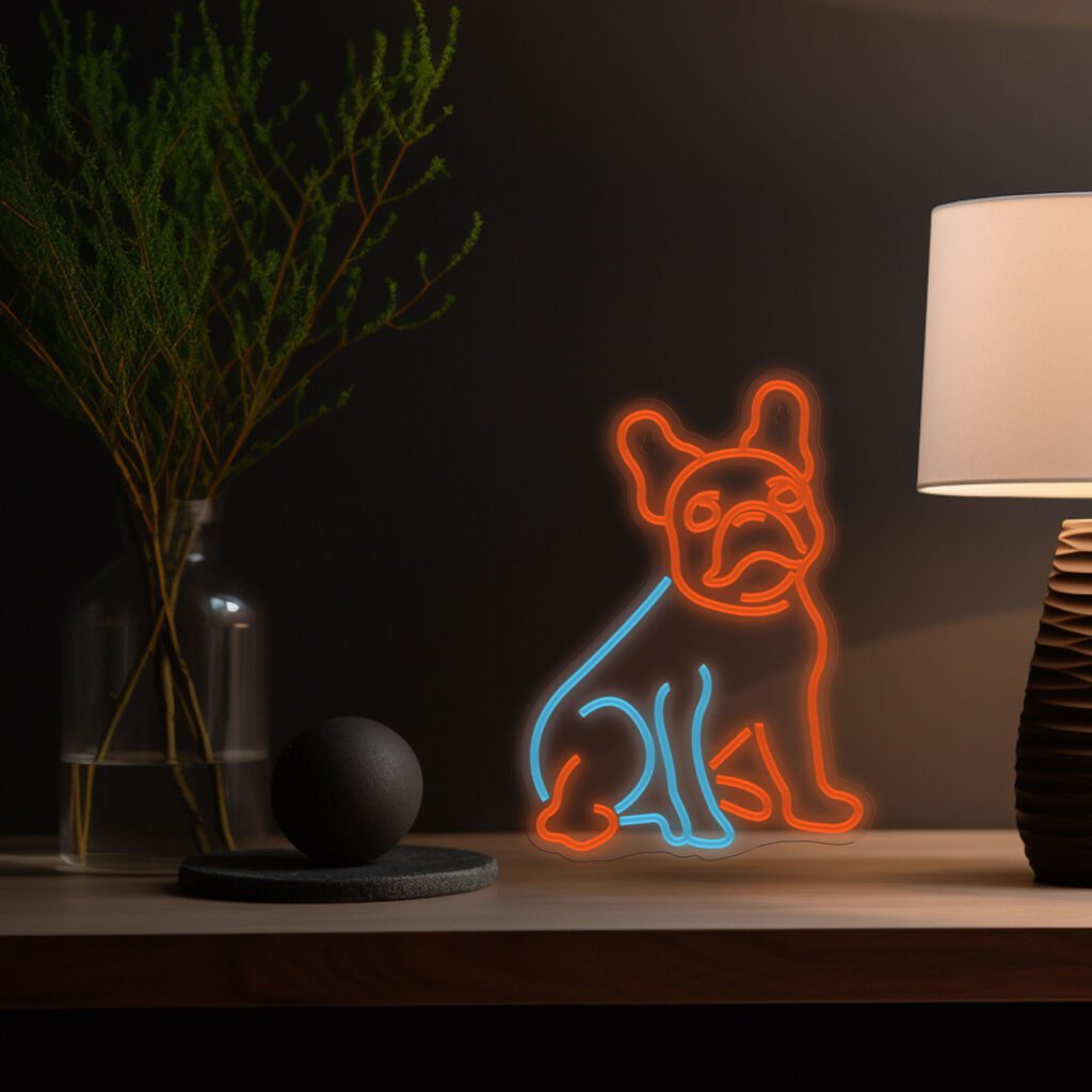 Manta SNL68MT Style Neon Lights FRENCH BULLDOG Multicolor