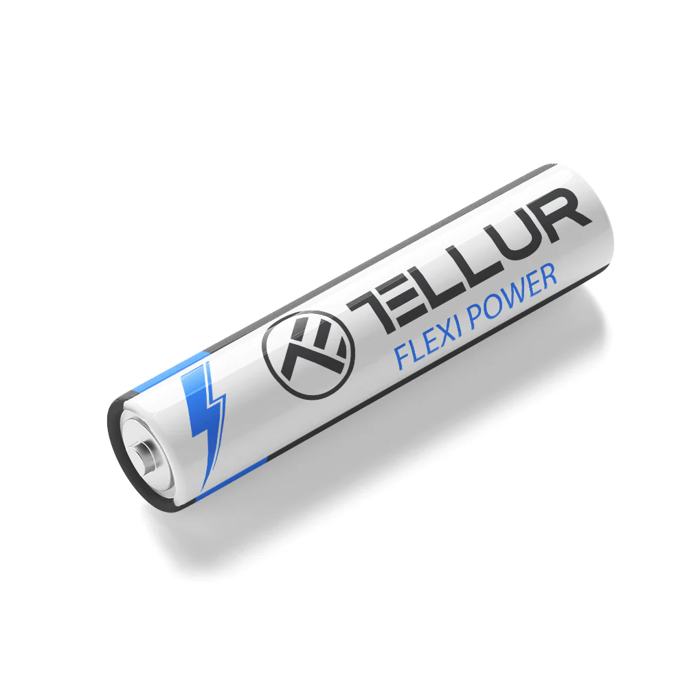 Tellur Flexi Power battery, Super Alkaline, AAA LR03, 1.5V, 2 pcs/set