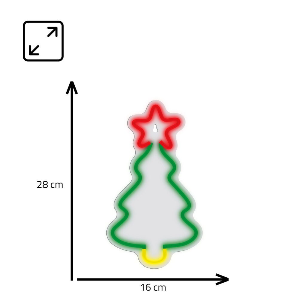 Manta SNL106MT Style Neon Lights CHRISTMAS TREE
