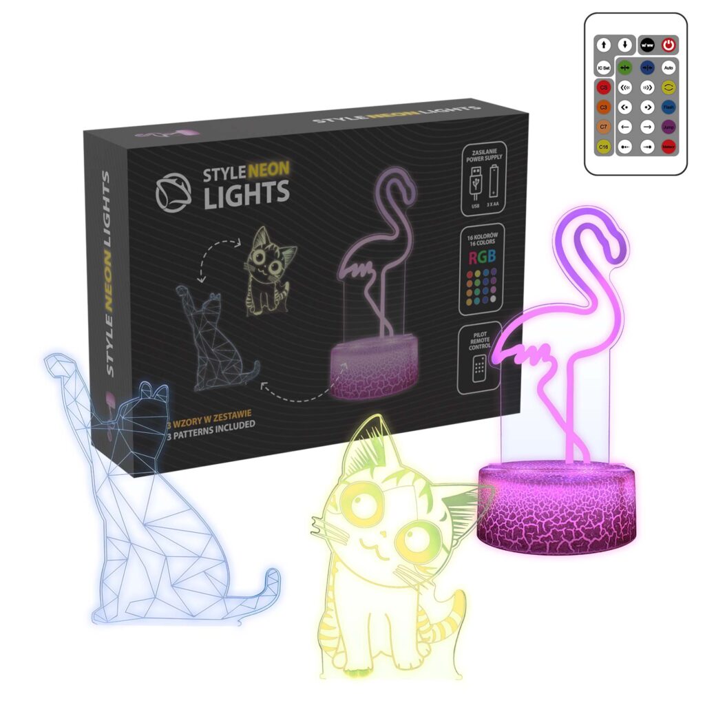 Manta SNL119RGB LED lamp Light decoration Animals RGB 3D