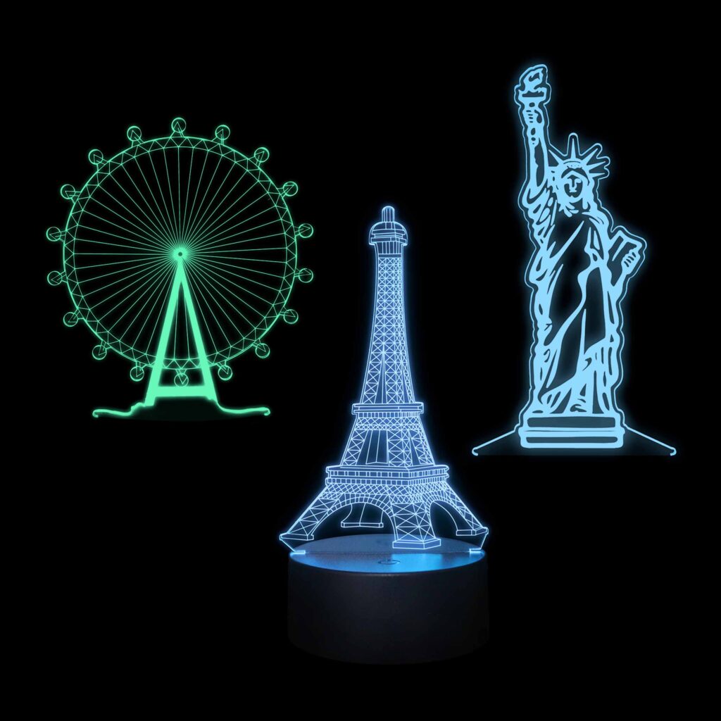 Manta SNL125RGB LED lamp Light decoration Buildings RGB 3D