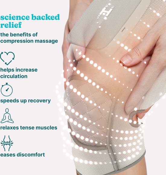 Homedics SR-CMXKE10HBND Modulair Compression System Knee Wrap + Controller