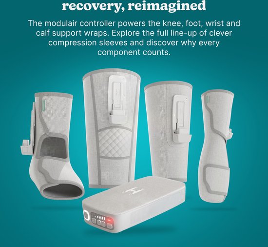 Homedics SR-CMXKE10HBND Modulair Compression System Knee Wrap + Controller