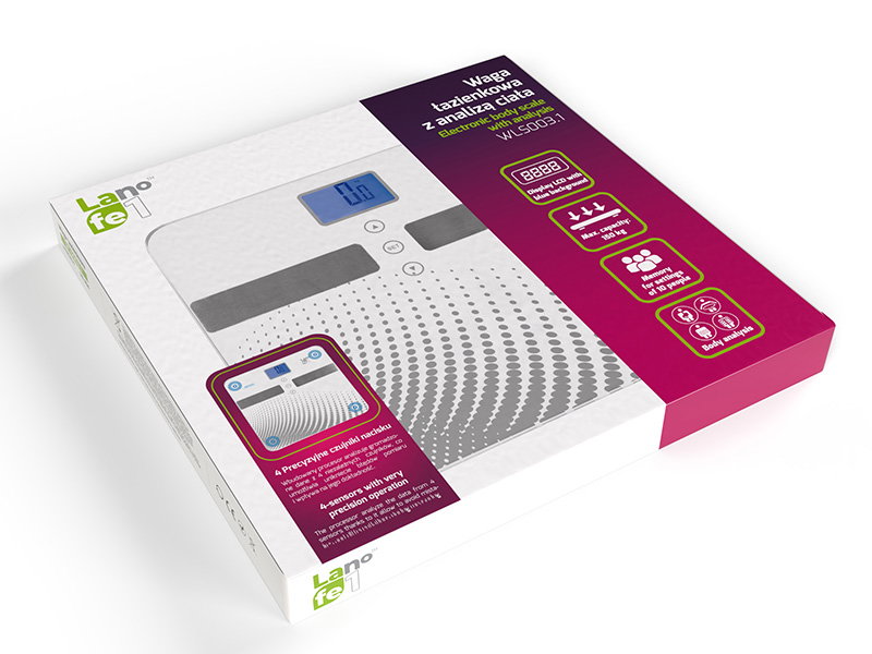 Lafe 46347 Electronic Body Scale With Analysis WLS003.1