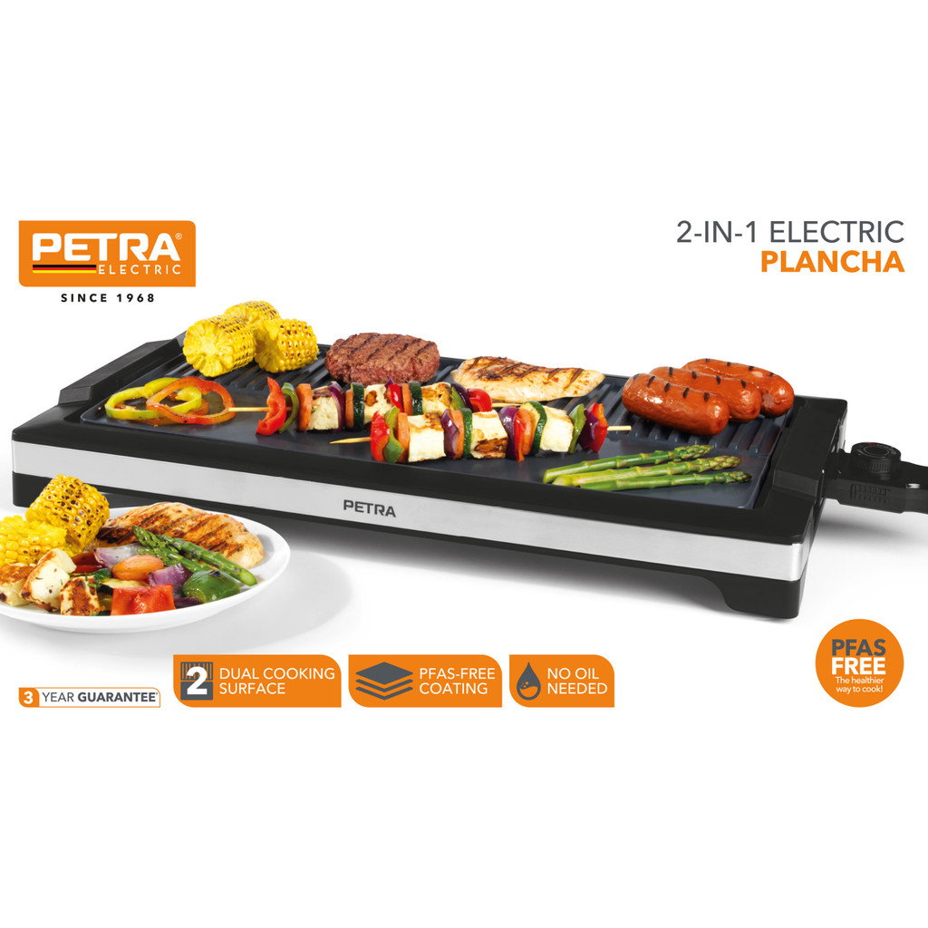 Petra PT6244VDE 2-in-1 Electric Plancha