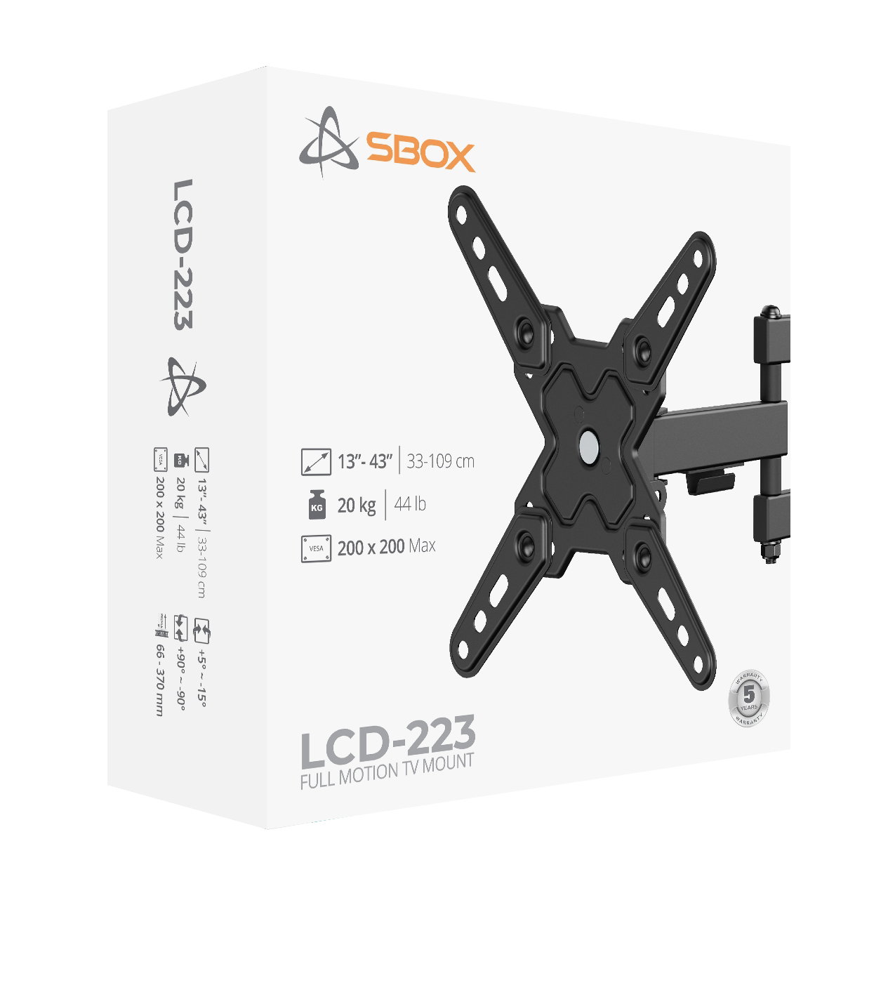Sbox LCD-223-2 (13-43/20kg/200x200)
