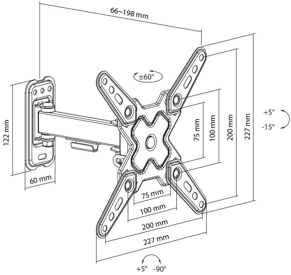 Sbox LCD-221-2 (13-43/20kg/200x200)
