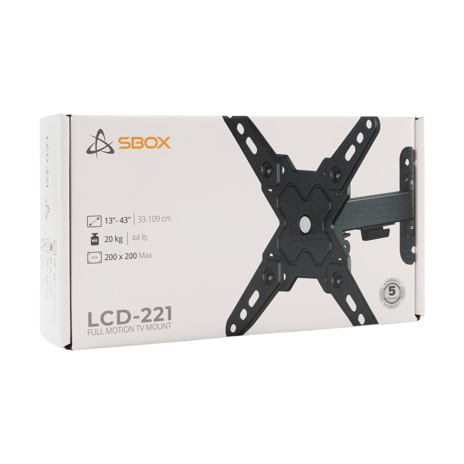 Sbox LCD-221-2 (13-43/20kg/200x200)