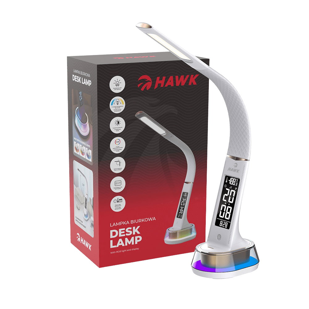 Hawk HW-LAMP05 Desk Lamp White
