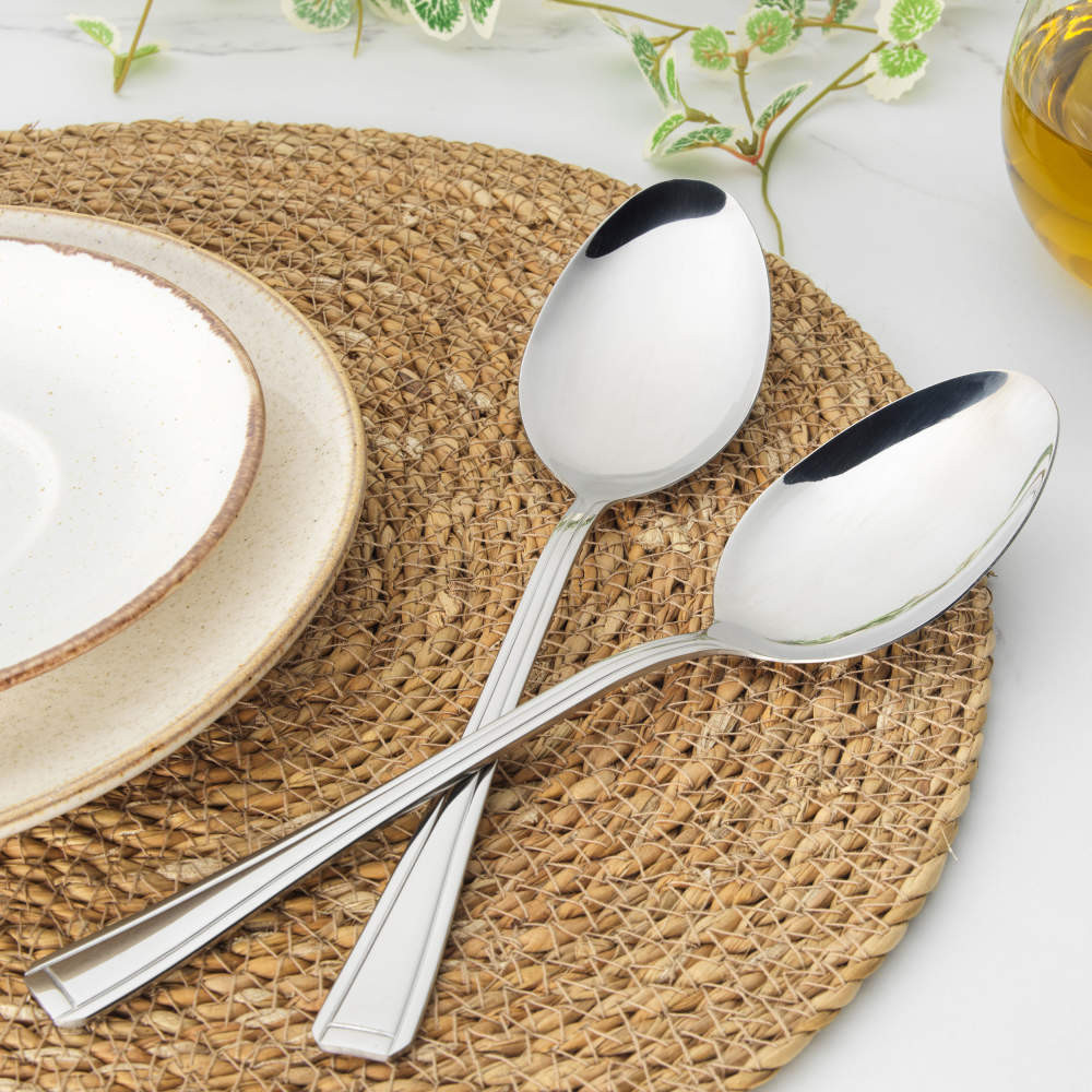 Salter BW09649 Buxton 2-Piece Serving Spoon Set