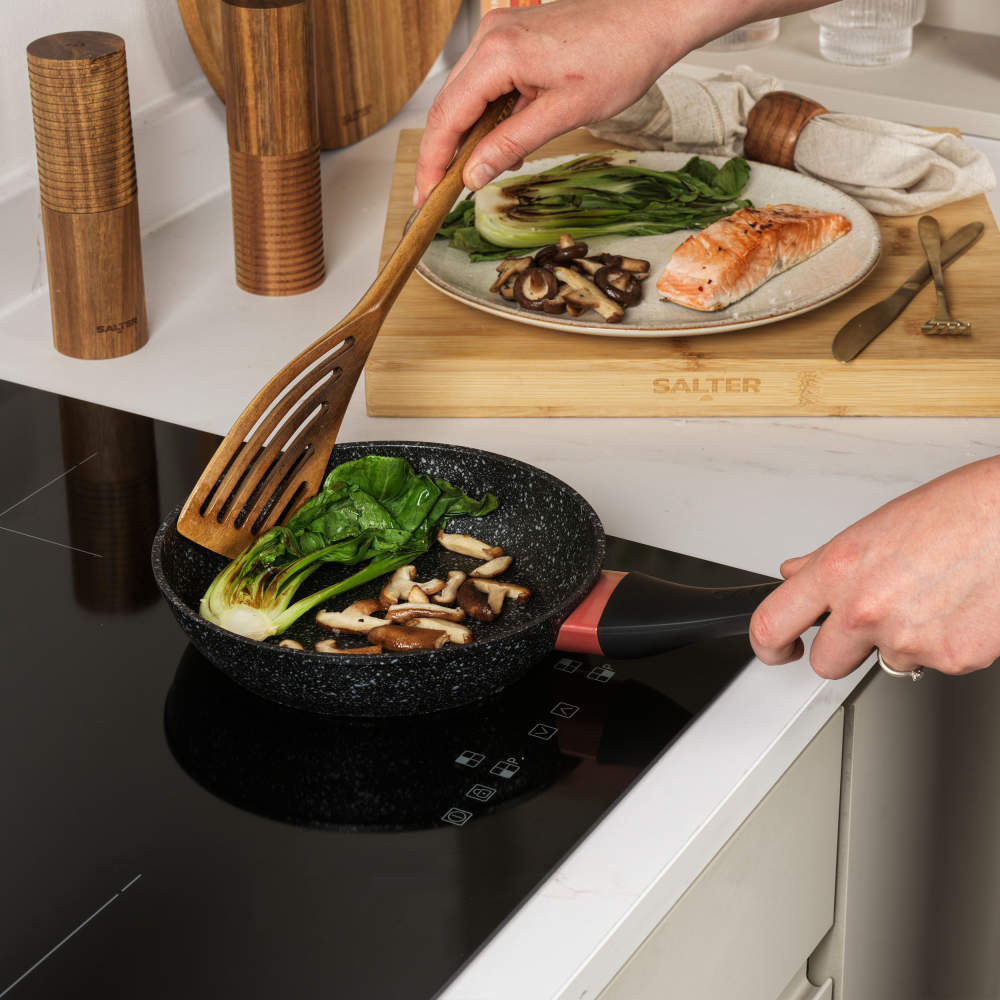 Salter BW10691BRMFOB Megastone Thermo Collar 20cm Frying Pan