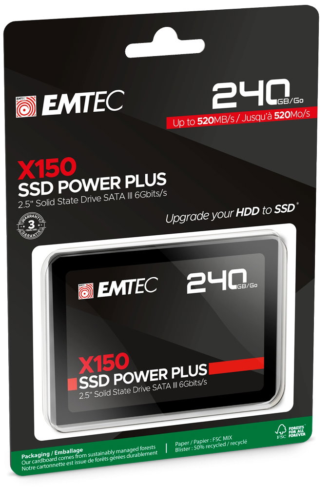 Emtec SSD 2.5 Sata X150 240GB Power Plus