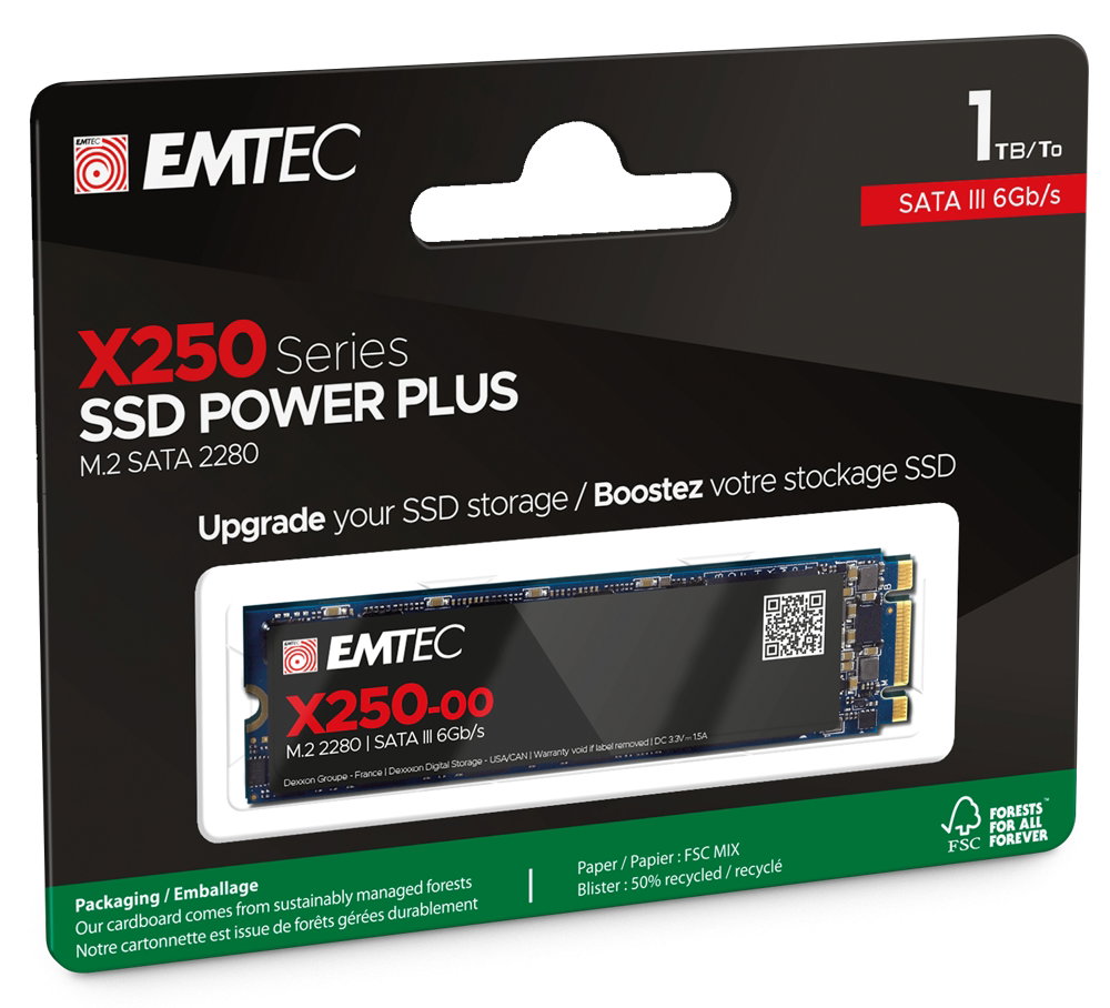 Emtec SSD M2 Sata X250 1TB Power Plus