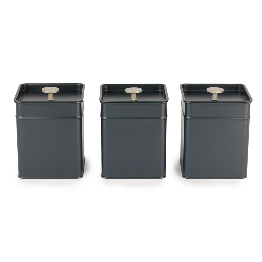 Salter BW124591EU7 Marino 3-Piece Canister Set