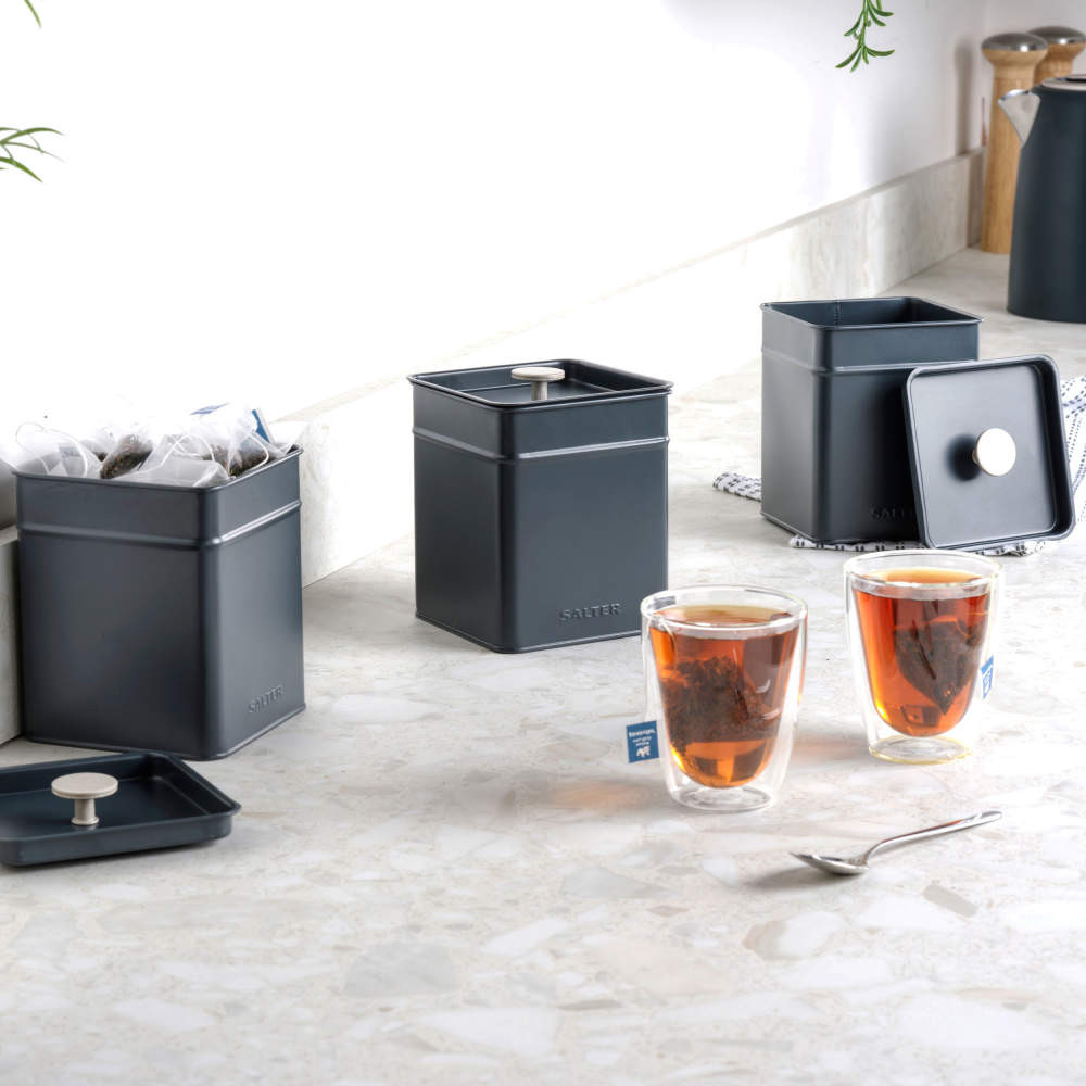 Salter BW124591EU7 Marino 3-Piece Canister Set